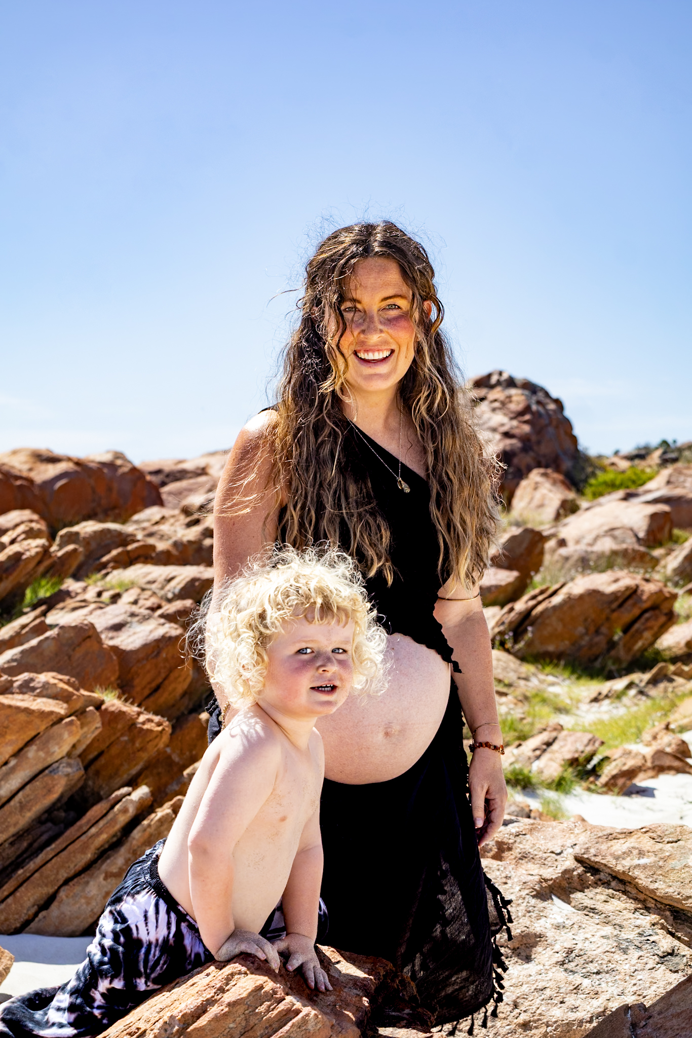 Combined maternity and family photoshoot Perth